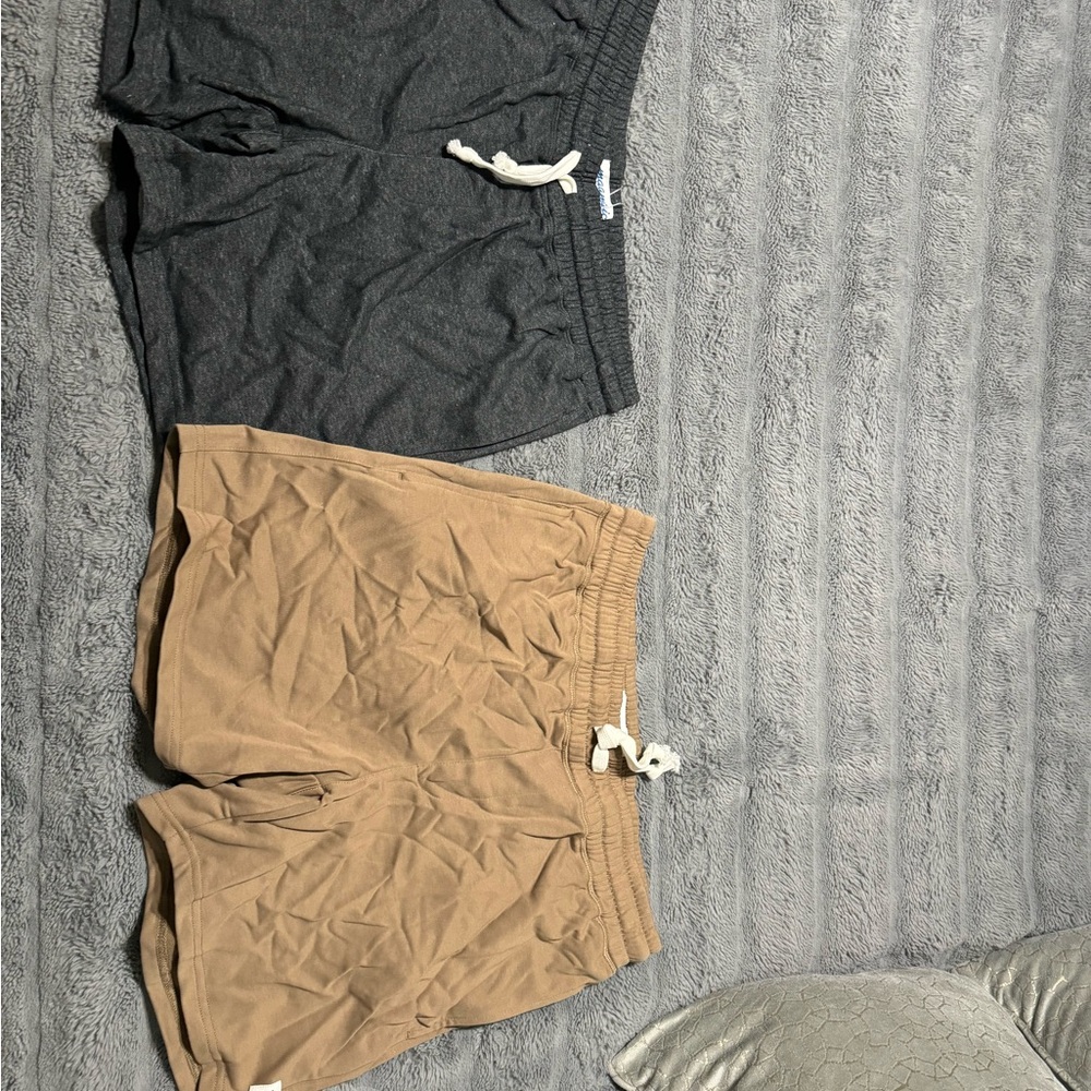 Maamgic Lounge Shorts Set - Black and Tan nwt